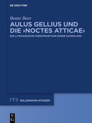 cover image of Aulus Gellius und die ›Noctes Atticae